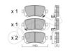 FIAT 168044761AC Brake Pad Set, disc brake